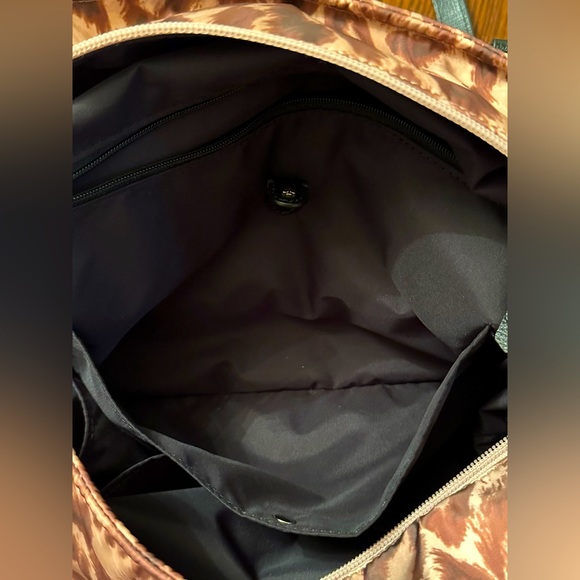 ✨Kate Spade♠️”Taylor” Leopard Tote Bag/Leather/Nylon - Picture 14 of 16